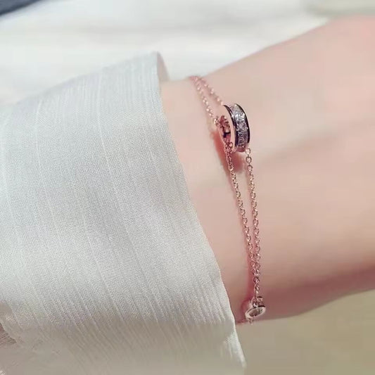 Korean Fashion Bracelet Super Shining Exquisite Women's Jewelry Fashion Temperament Women's Charm Cute Bracelet Christmas Gift